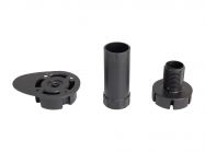  Опора регулируемая для кухонного стола Volpato 10\04 Н=80 черный